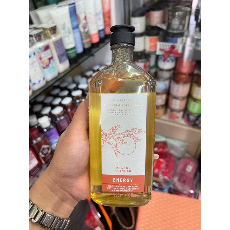 Bath & Body Works Aromatherapy Orange ginger Energy Body รูปที่ 3