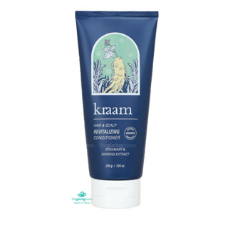 Kraam ครีมนวดผม Revitalizing Hair &amp; Scalp Revitalizing Conditioner (Rosemary &amp; Ginseng Extract)