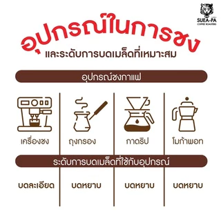 เมล็ดกาแฟโรบัสต้าคั่วเข้ม โรบัสต้า 100% เกรด A