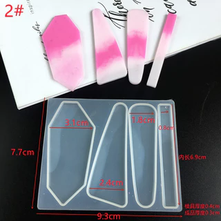 【พร้อมส่งจากไทย】 แม่พิมพ์กิ๊บ | Hair clip mold แม่พิมพ์ซิลิโคนกิ๊บ แม่พิมพ์เรซิ่น