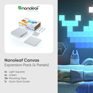 Nanoleaf ชุดต่อขยาย Canvas Expansion Pack (4 Panels) | NL29-0001SW-4PK