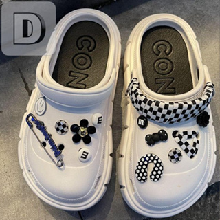 🔥DIY ที่ติดรองเท้า crocs สไตล์น่ารัก ตัวการ์ตูนติดรองเท้า ตกแต่งสวยงาม รูปแบบการ์ตูน ตัวติดรองเท้าหัวโต