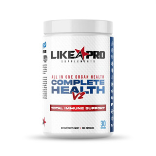 Like A Pro Supplements Complete Health 2.0 All In One Health Formula (30 full servings) Immune System and complete organ health,Heart Liver, Kidney