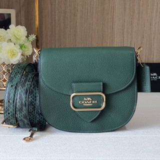 💚แท้💯 พร้อมส่ง💚COACH CE566 Morgan Saddle Bag