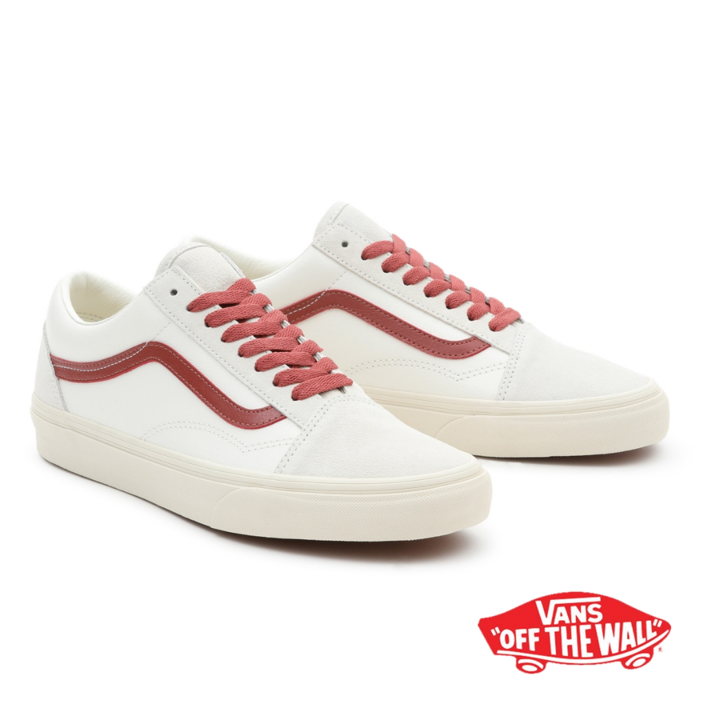 [ลด30% เก็บโค้ด 2509FASHDD] VANS Old Skool (Vintage Pop) - Marshmallow/Turtledove รองเท้า แวนส์ โอวส