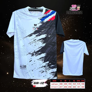 เสื้อกีฬาราคาถูก คอกลม GA-12 พร้อมส่ง
