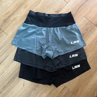 กางเกงวิ่งเทรล 2" ใส่ได้ทั้งชาย - หญิง มีกระเป๋าใส่ของที่รอบเอวในตัว (F34)