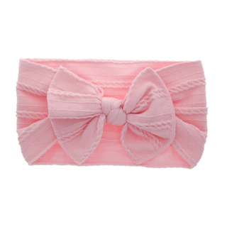 (Bow02) "พร้อมส่ง" ที่คาดผมเด็ก คาดผมโบว์น่ารัก แบบยืดยุ่น