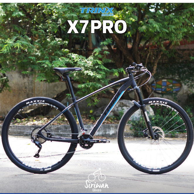 TRINX X7Pro-QR จักรยานเสือภูเขา เฟรมอลูมิเนียม Deore 10 sp. ล้อ 29 นิ้ว