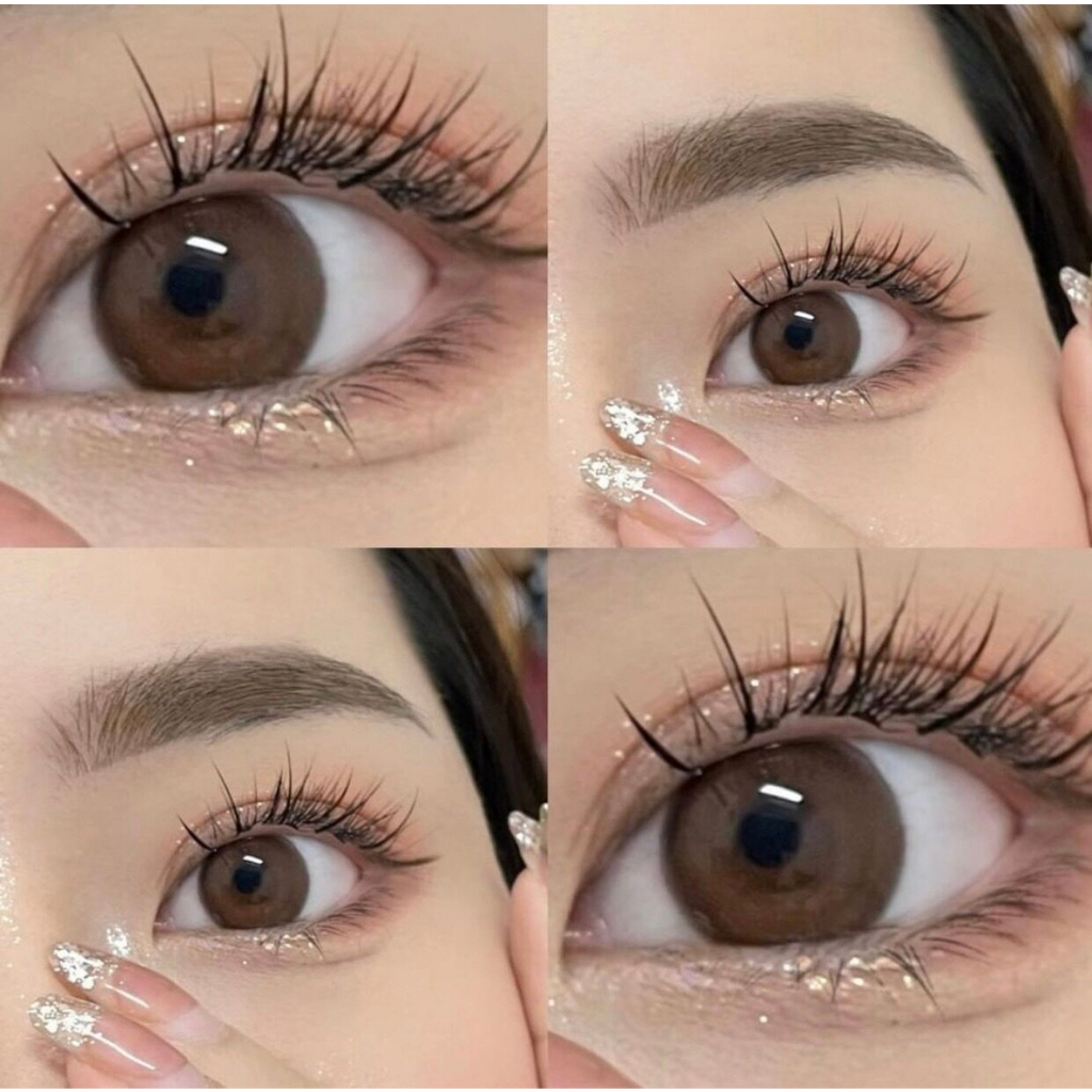 ละมุนนัวร์ๆ มีค่าสายตา  Wink RNP  Gray Chestnut  บิ๊กอาย สุดปัง คอนแทคเลนส์ รายเดือน มีอย แถมตลับฟรี  เลนส์นิ่ม