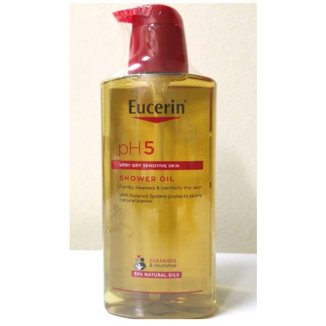 ยูเซอริน พีเอช5ชาวเวอร์ ออยล์ Eucerin Sensitive Skin pH5 Shower Oil For Dry Skin 400 ml [280807]