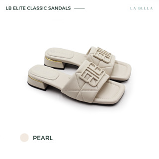 LA BELLA รุ่น LB ELITE CLASSIC SANDALS - PEARL