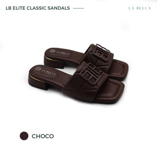 LA BELLA รุ่น LB ELITE CLASSIC SANDALS - CHOCO