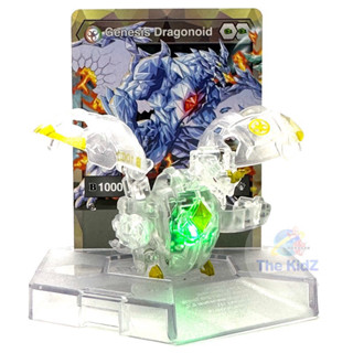 Bakugan Evolutions Dragonoid lights up with card and stand