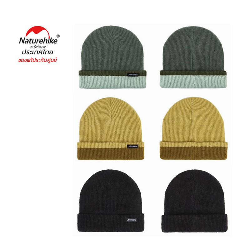 Naturehike Thailand หมวกไหมพรม Double layer wool Knitted Hat