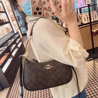 ลดราคา   COACH  กระเป๋าใต้วงแขนผู้หญิง กระเป๋าสะพายข้าง กระเป๋าถือ