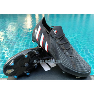 รองเท้าฟุตบอล Adidas Predator Edge.1 L FG ข้อต่ำ (Edge of Darkness Pack) ตัวท็อปของแท้ 100%