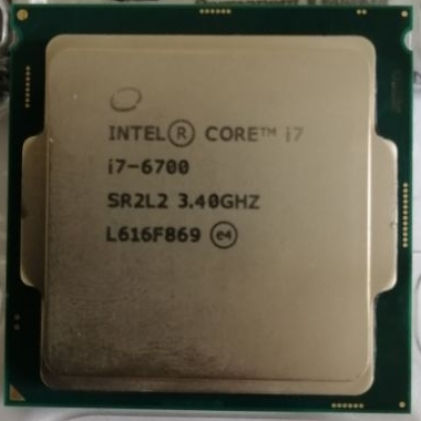 CPU Intel core ​i7Gen 6 (i7-6700) มือสองสภาพใหม่มาก แถมพัดลมซิ้งสวยๆ Intelแท้