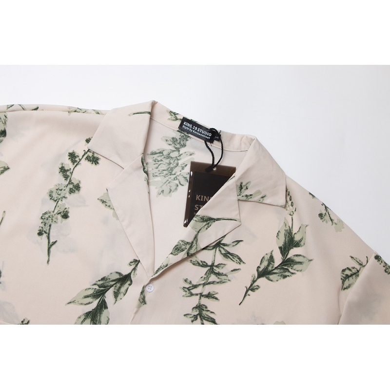 KINS | Hawaii Shirt เสื้อฮาวาย ทรง Oversize ชุดเดินชายทะเล (รหัส : HW14)