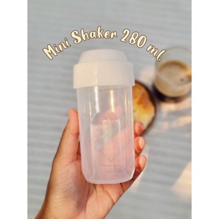 แก้วเชคสีขาวมินิมอล กระบอกเชคเครื่องดื่ม Mini Shaker