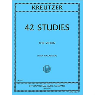 Kreutzer - 42 Studies For Violin