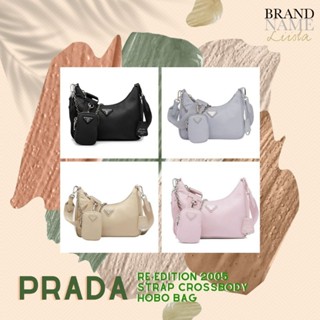 [สอบถามก่อนกดซื้อ]​ แท้​ 💯 New​ Prada Hobo Re-edition 2005​