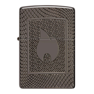 Zippo ไฟแช็กรุ่น 48569 Flame Pattern Design ของแท้ รับประกันตลอดชีวิต นำเข้าและจำหน่ายโดยตัวแทนจำหน่าย