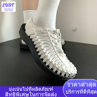 🚚ผมตรงไทย🚀🚚จัดส่ง 1-2 วัน🚚 Keeni Sandal รองเท้าแตะรัดส้น สายรัดส้น สำหรับผู้ชายและผู้หญิง รวม หลายสี พร้อมส่ง