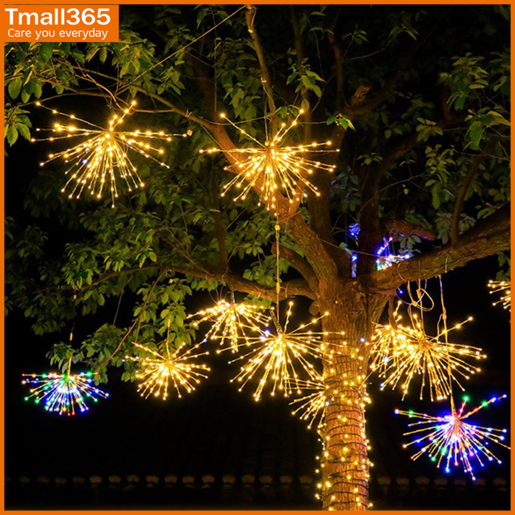 ไฟประดับตกแต่ง รูปพลุ ไฟกระพริบ LED Light สําหรับแขวนตกแต่งงานปาร์ตี้ และงานแต่งงาน กลางแจ้ง