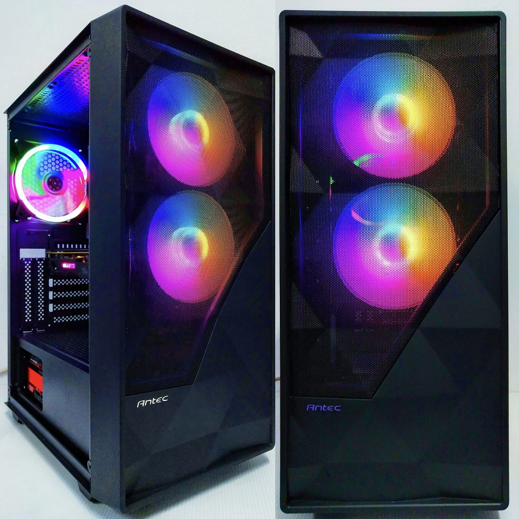 (((โปรฯส่งฟรี)))#คอมพิวเตอร์PCพร้อมใช้แรงๆ #SET_R5_2600X #RX_580_8G #RAM_16G #NVMe_256G #HDD_1TB