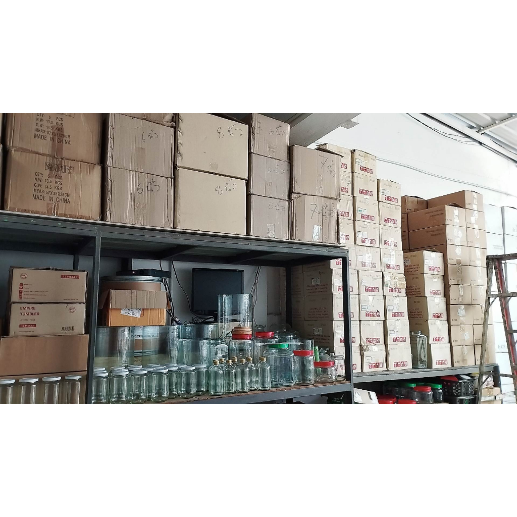 โหลแก้ว  (แตกเคลมได้) ขนาด 8, 9, 10 นิ้ว โหลใส่น้ำลำใย กระเจี๊ยบ น้ำหวาน  โหลใส่อาหาร  เครื่องดื่ม - รูปที่ 4