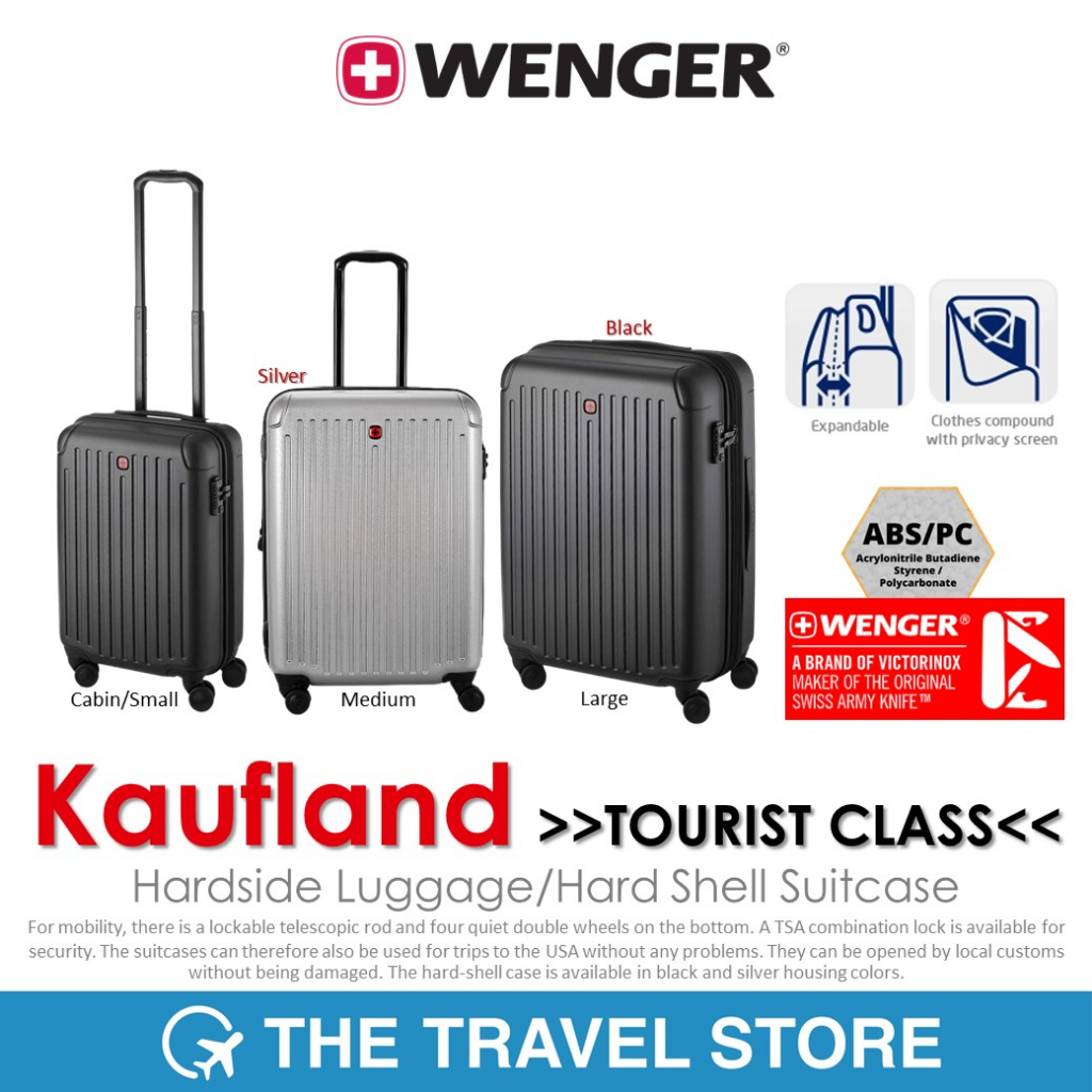 WENGER  Kaufland >>Tourist Class<< Hardside Luggage / Hard Shell Suitcase