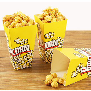 กล่อง Popcorn ขนาด 28 - 46 Oz. แพ็ค 50 ชิ้น