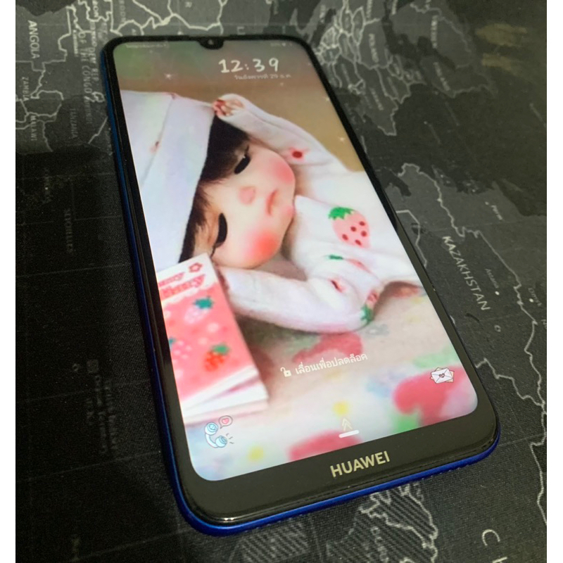 Huawei Y7Pro 2019 Rom32/Ram3 Smartphone มือถือมือสองของแท้ แบตเปลี่ยนมาใหม่