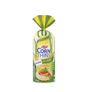 Corn thins sesame 150 g. คอร์นตินท์ ข้าวโพดอบกรอบ ผสมงา นำเข้าจากออสเตรเลีย🇦🇺