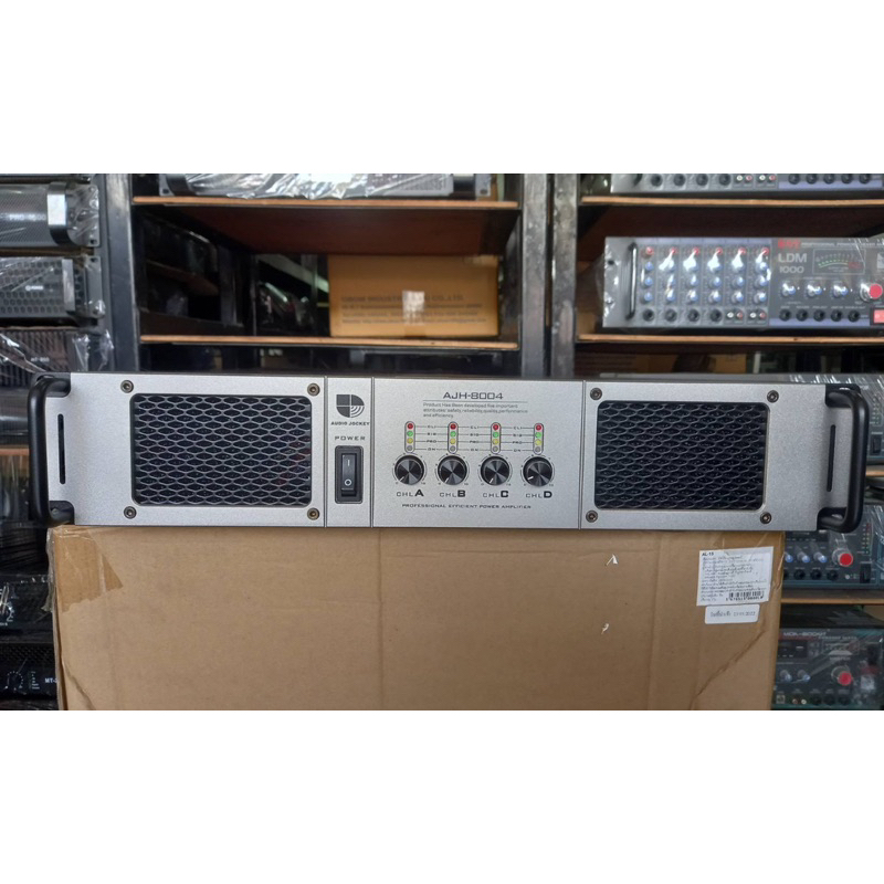 แอมป์ขยาย4CH A&J คลาสH 800W X 4CH 8โอม  1200W X 4CH 4โอม