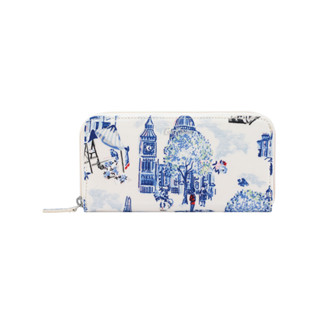 Cath Kidston Continental Zip Wallet  30 Years London Toile Cream