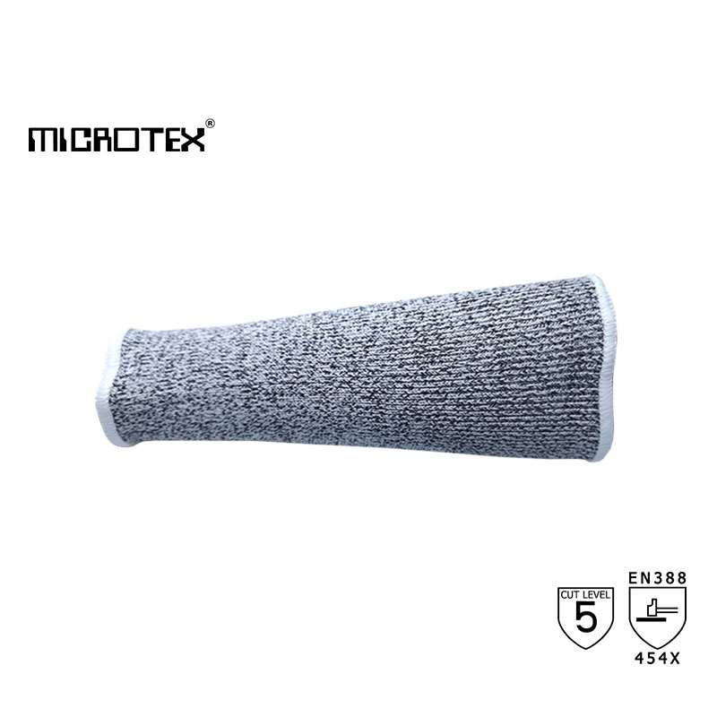 MICROTEX HI-CUT SLEEVE ปลอกแขนกันบาดรัดข้อ 9 นิ้ว | กันคมมีดบาด | ป้องกันโลหะ