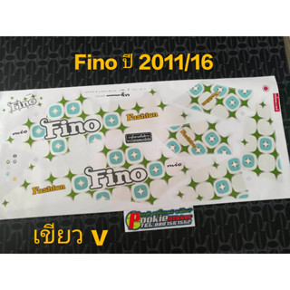 สติ๊กเกอร์ FINO สีเขียว ปี 2011 รุ่น 16