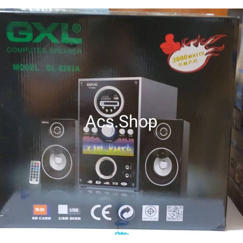 GXL ลำโพงซับ 2.1 CH ลำโพงบลูทูธ รุ่นGL-8700A/GL-8282A