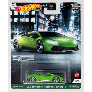 hwz โมเดลรถฮอตวิลขนาดเล็ก Diecast Car Model Hot wheels LAMBORGHINI HURACAN LP 610-4 gr color รถยาว 7 ซม ใหม่ พร้อมจัดส่ง