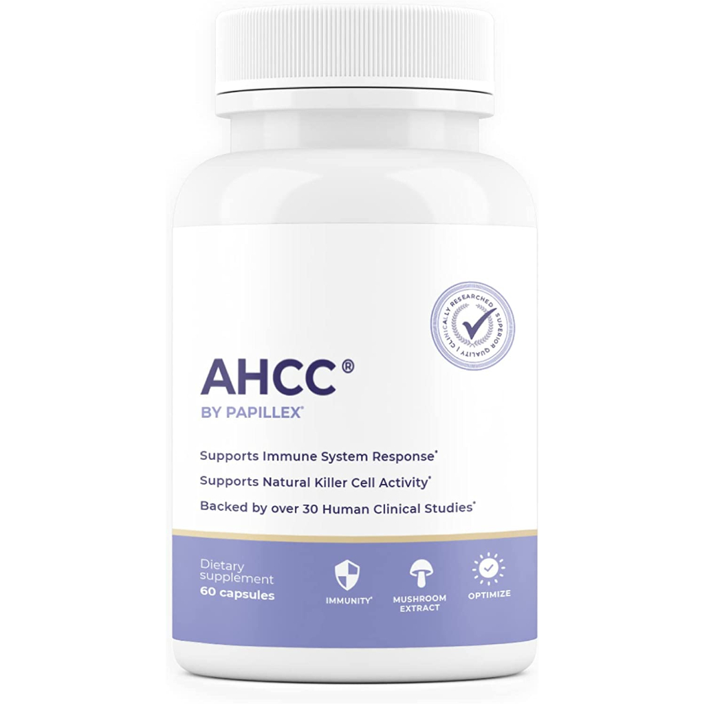 Papillex AHCC Supplement - Maximum Strength - Natural Immune Support Extract - Maintains Natural Killer Cell Activity