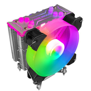 ซีพียูคูลเลอร์ ซิงค์พัดลม CPU 12CM 4ท่อทองเเดง  5V ARGB CPU Cooler ตัวใหญ่เย็น วัสดุดี ของใหม่ ใส่ได้ทั้ง AMDเเละintel