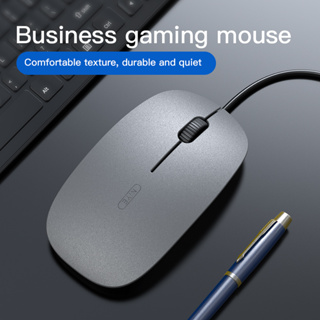 Niye ของแท้ 100% เมาส์เงียบ เมาส์ Wired Mouse เมาส์เงียบ อินเตอร์เฟซ USB ความยาวสายประมาณ 1.5 เมตร