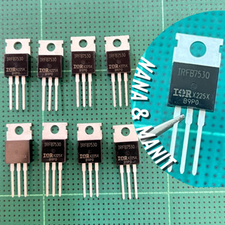 IRFB7530 N-CH MOSFET 195A 60V งานเเท้ เเพ๊คละ 2 ตัว