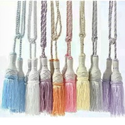 เชือกผูกม่าน สายรวบม่าน สายรัดม่าน คละสีคู่ละ50บาท