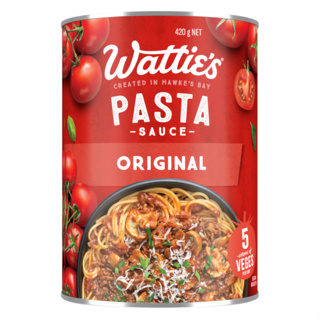 วัตตี้ ซอสพาสต้า ออริจินัล 420 กรัม - Original Pasta Sauce 420g Watties brand