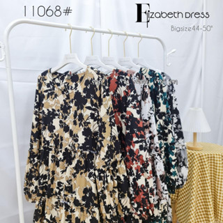เดรส รุ่น 11068 เดรสต่อชั้นลายดอก (อก40-50นิ้ว) BIG SIZE