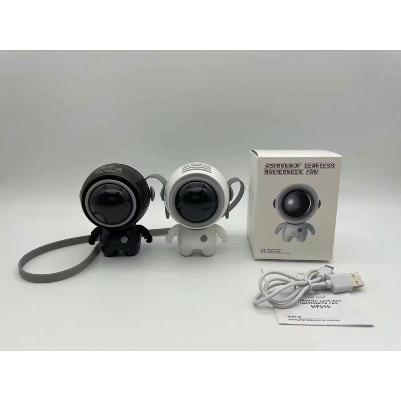 (พร้อมส่ง) พัดลมพกพามือถือ USB  แขวนคอ ขนาดเล็ก MF040