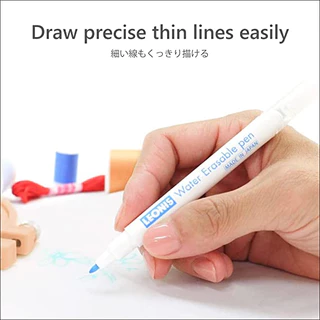 LEONIS ปากกาเขียนผ้า Marking Pen แบบลบน้ำได้ หมึกเยอะ เต็มแท่ง เขียนได้ถึง 500เมตร made in japan